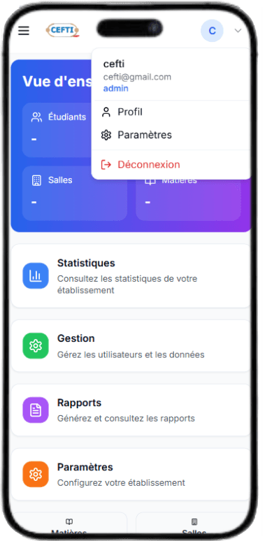 Aperçu mobile GPRESENCES